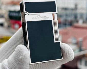 S.T Dupont Lighter Black and Silver Ligne II Limited Man Collection 1:1 Replica High quality