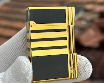 S.T. Briquet Dupont Paris Gatsby Ligne II Noir et Or Réplique 1:1 de haute qualité