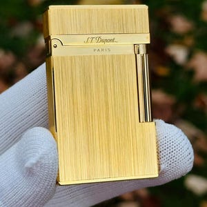 S.T.デュポン ライター ゴールドメッキ Ligne II Man コレクション 1:1 レプリカ 高品質