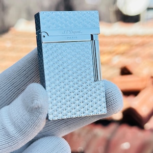 Dupont Feuerzeug SilverLigne 2 Ping 1: 1 Hochwertiges Luxusfeuerzeug Limited Man Gift Collection Zigarre
