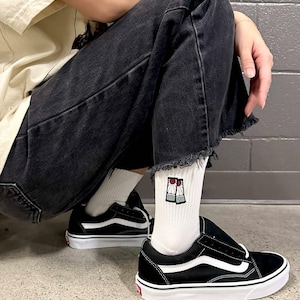 Anime Socks | Embroidered and athletic