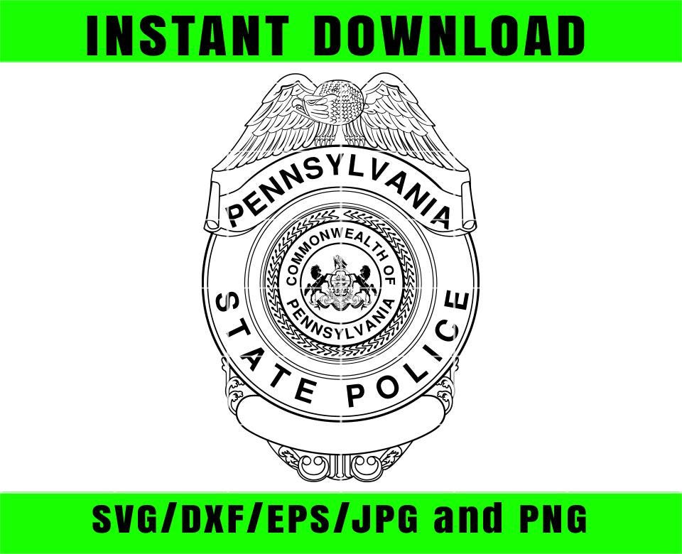 thumbnail image 2 of 4-Inch Pennsylvania State Police Trooper Logo Decal - Non-Reflective Sticker For Cars, Windows 2 of 10