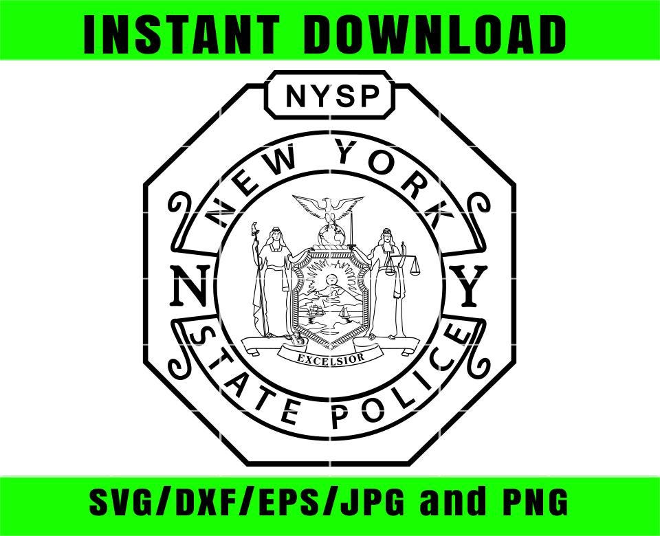 new-york-state-police-nysp-vector-badge-laser-cutting-laser-engraving