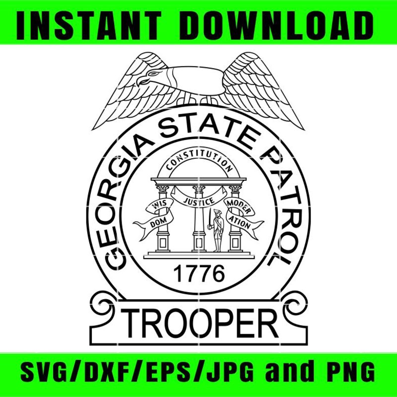 Georgia State Patrol Svg - Etsy