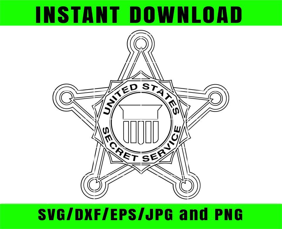 Secret Service Star - Etsy