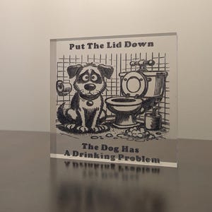 Dog Wood Signs, Pet Lover Gift, Dog Decor, Pet Decor, Farmhouse Decor, Pet Sign, Dog Mom, Dog Gift, Funny Dog, Wood, Mini Signs, Acrylic