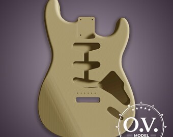 Guitar STL Model Music Art Instrument Design CNC Carving Artcam Aspire Files Wall Decor Artistic Guitar Wood Laser Engraver