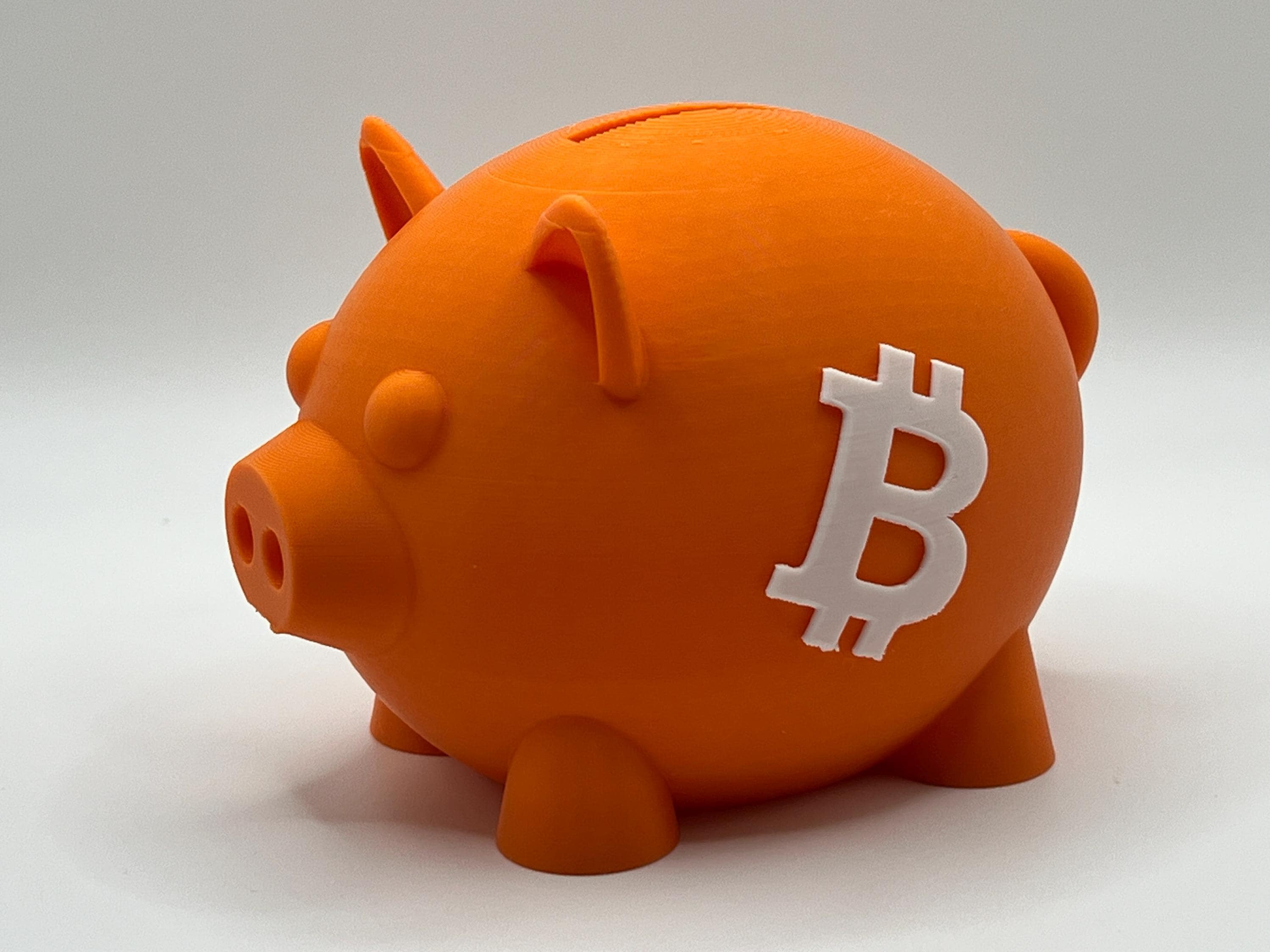 3D Printed Bitcoin Piggy Bank: Crypto Enthusiast Savings Box - Etsy