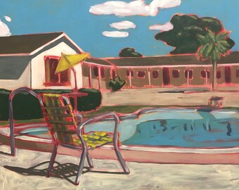 Pool #42  |  Original Painting on Canvas, 24 x 24