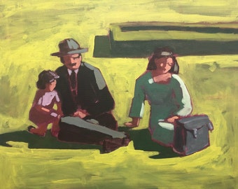 Family #16  |  Original Acrylic Painting on Canvas 20"x16"