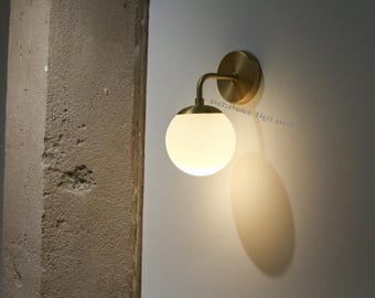 Lampada da soffitto a filo in ottone, stile moderno di metà secolo