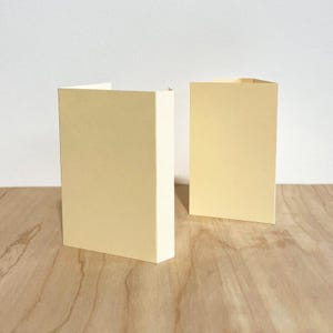 Cassette J-Cards - Manila Cream Paper - With Inner Panel - Music Packaging - Cassette Sleeve