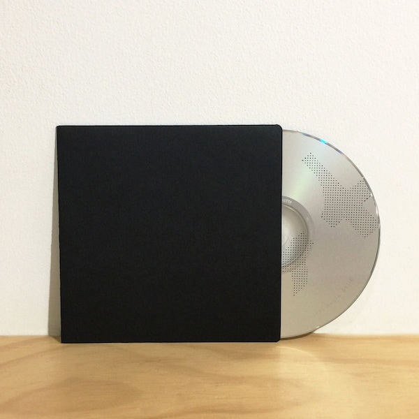 CD Inner Paper Sleeve - Assembled - Black Paper - Blank Music Packaging