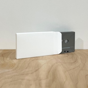 Cassette Boxes - Bright White Paper - Both Sides Closed - Cassette Sleeve Boxes - Includes adhesive strips