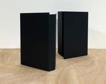 Cassette J-Cards - Black Paper - With Inner Panel - Music Packaging - Cassette Sleeve