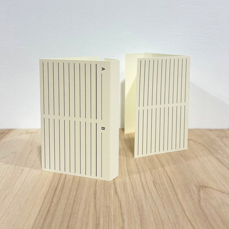 Cassette Jcards With Tracklist Lines Cream Paper Blank Music Packaging