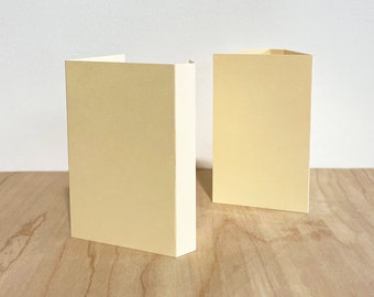 Cassette J-Cards - Manila Cream Paper - With Inner Panel - Blank Music Packaging