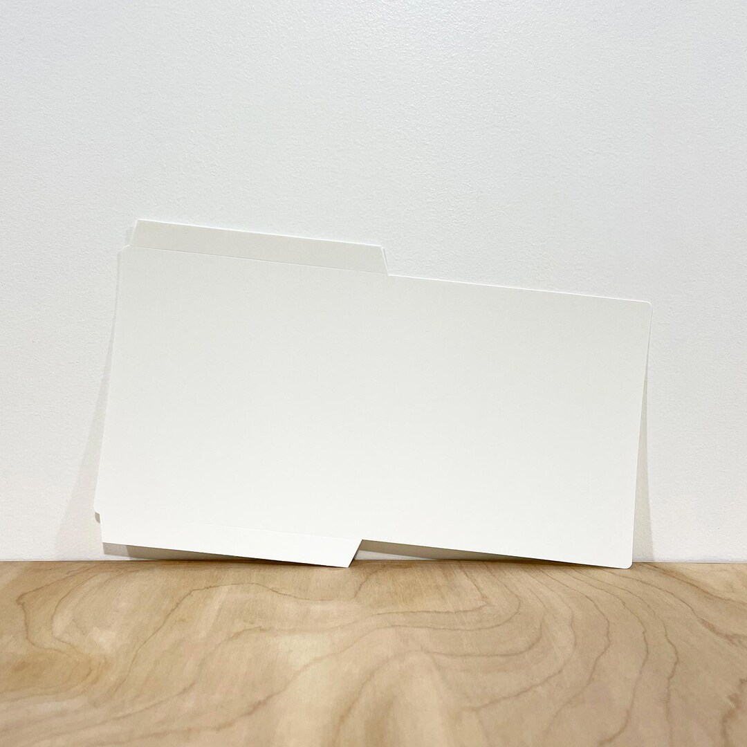 CD Inner Paper Sleeve - Un-assembled - Recycled White Paper - Thick 100 ...