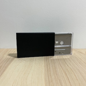 Cassette Outer O-Cards - Black Paper - Blank Music Packaging