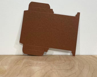 Cassette Boxes - Copper Metallic Paper - Both Sides Closed - Last 13 Available - Cassette Sleeve Boxes - Includes adhesive strips