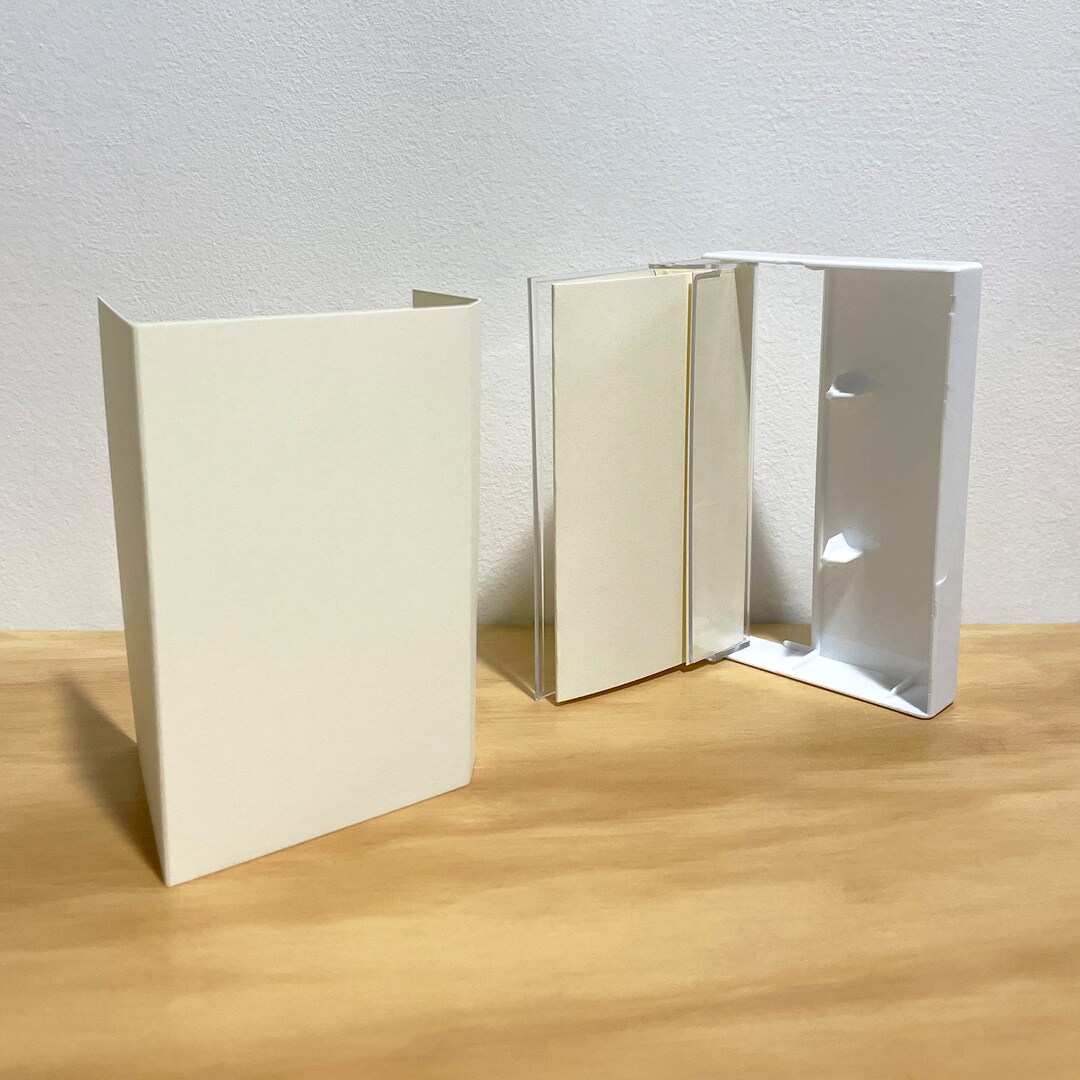 Cassette Jcards Cream Smooth Paper With Inner Panel Blank Music