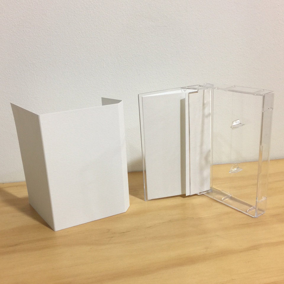 Cassette J-cards Bright White Paper With Inner Panel - Etsy