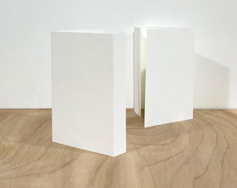 Cassette J-Cards - Recycled Cool White Paper - With Inner Panel - Music Packaging - Cassette Sleeve