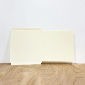 CD Inner Paper Sleeve - Un-assembled - Natural White Paper - Last 14 pieces - Music Packaging - CD - DVD - Sleeve