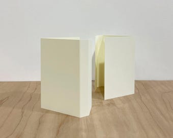Cassette J-Cards - Natural White Paper - With Inner Panel - Music Packaging - Cassette Sleeve
