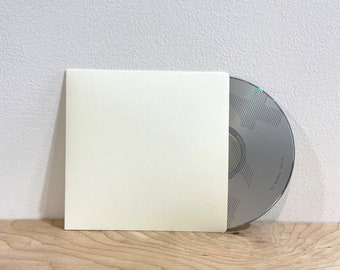 CD Inner Paper Sleeve - Assembled - Natural White Paper - Music Packaging - CD sleeve - DVD sleeve