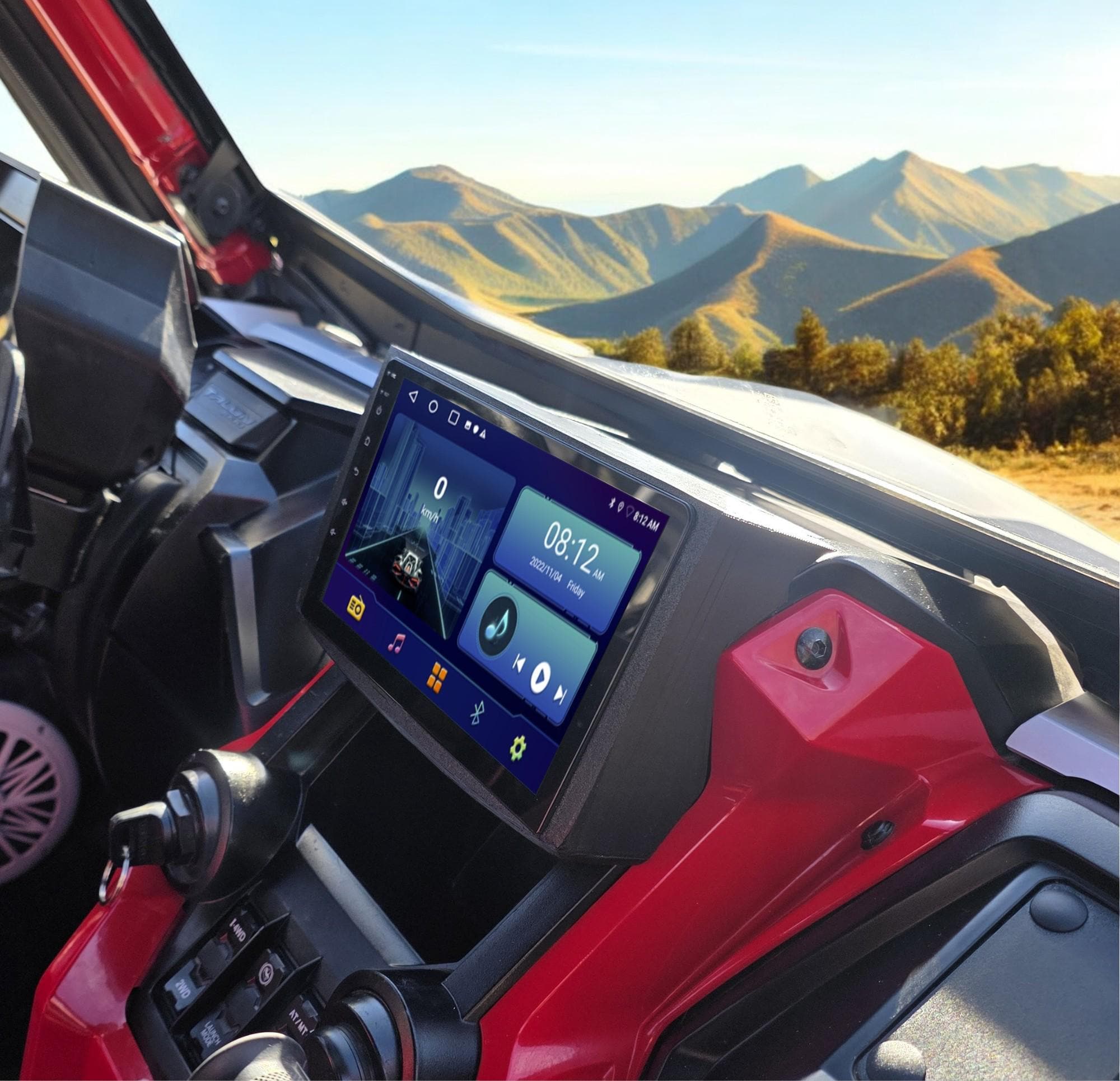 Honda Talon Android Radio + Dash Enclosure – 9” Touchscreen
