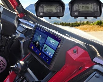 Kit 2019-2021 Honda Talon Android Radio with enclosure AND Gauge Relocation Enclosure