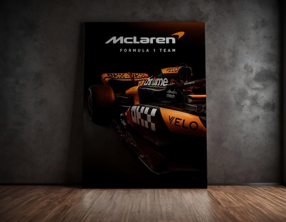 McLaren Formula 1 Racing Car Poster: Modern Motorsport Art (Digital Download)