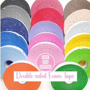 Dubbelzijdige rol foamtape voorgesneden tot overlay papier voor het maken van kaarten Scrapbooking 3D zelfklevende vierkanten Knutselbenodigdheden voor knutselaars Fast Ship