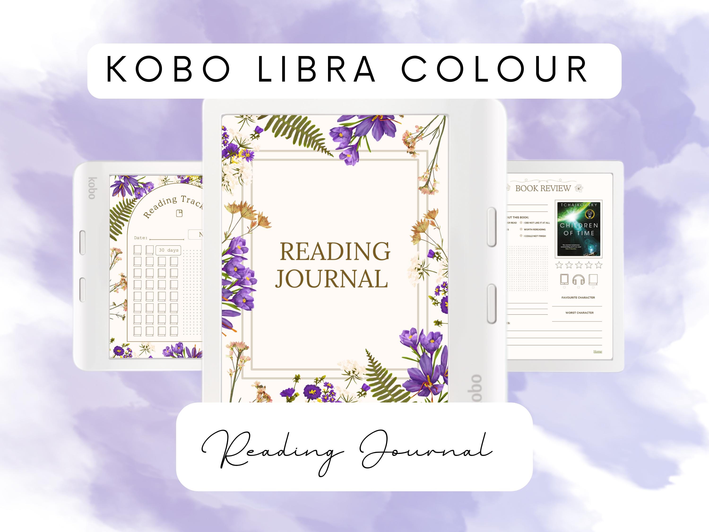 Kobo libra colour reading journal