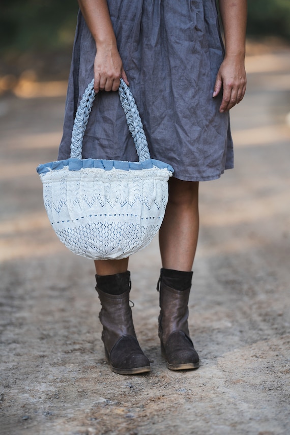 Crochette Stripe Bag - Yellow & White - – リッチーエブリデイ公式オンラインストア