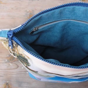 Cartera Náutica de Cuero con Estampado Digital de Veleros y Anclas imagen 10