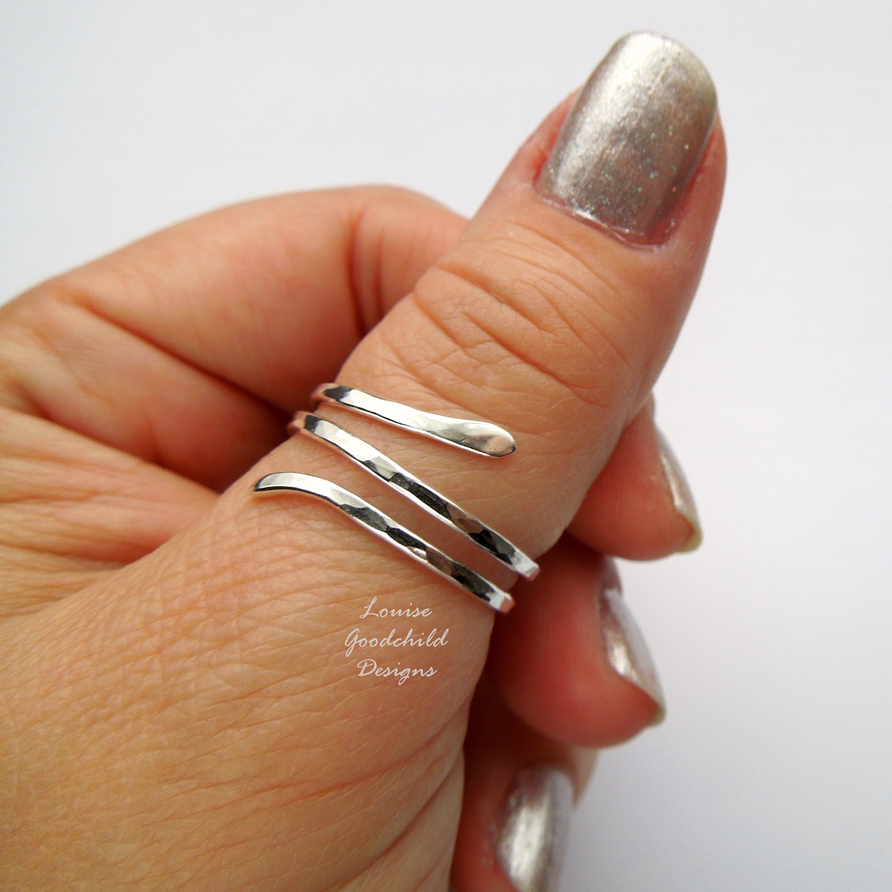 Outlined Wrap Ring – D.Louise Jewellery