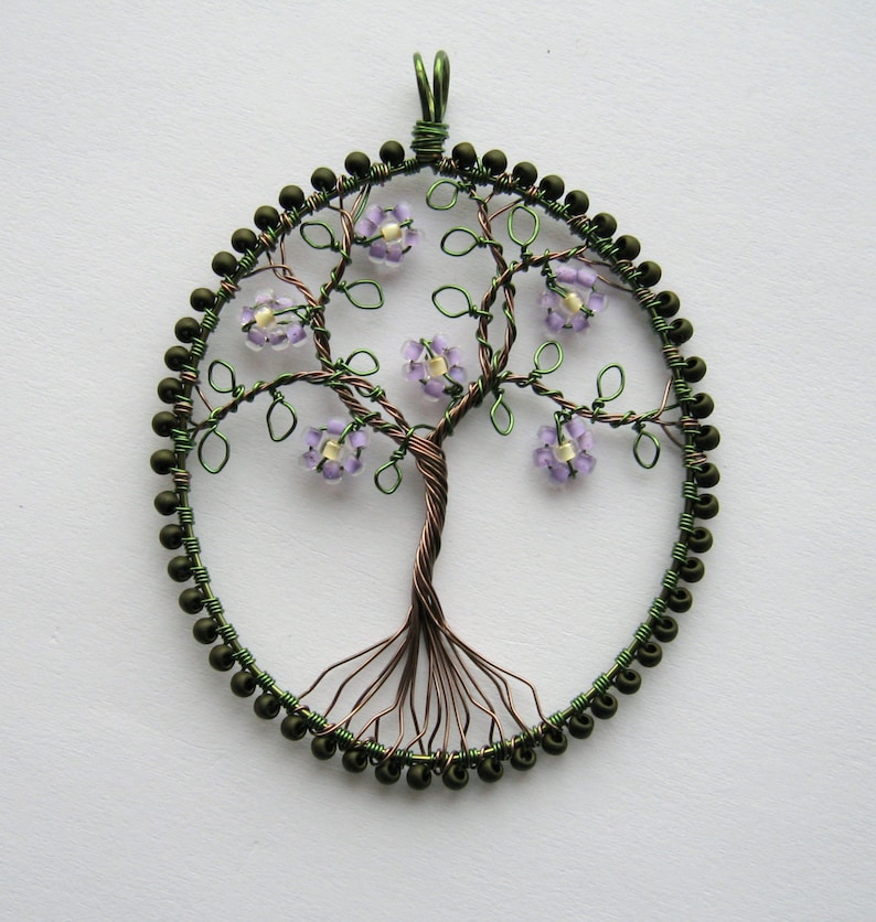 Wire tree tutorial AND kit make your own necklace diy kit Etsy