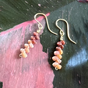 Minimalist Kahelelani Bar Earrings