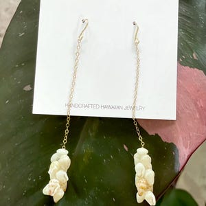 Momi Earrings on 14k Gold-Filled Chain