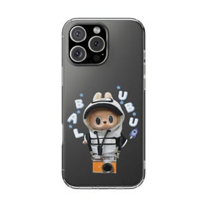Labubu Photographer - Étuis transparents pour portables