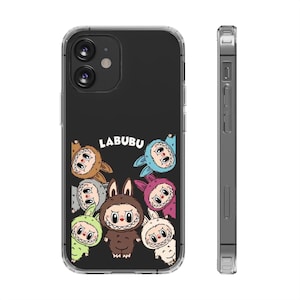 Étuis pour téléphone transparents Labubus