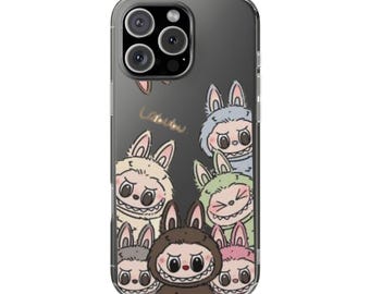 Labubu-Team! Klare Telefonhüllen