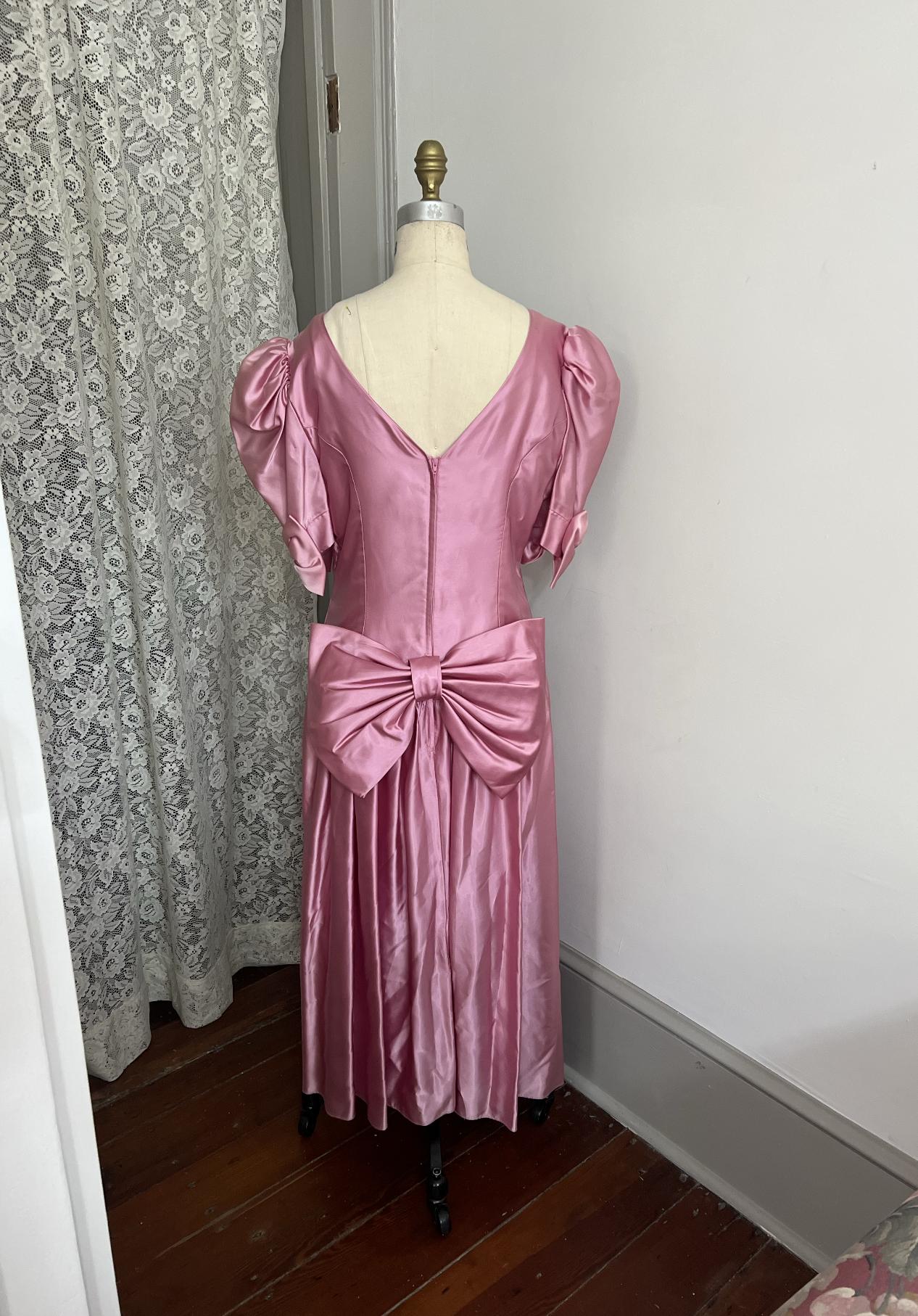 Pink 80s Prom Dress - Main Image