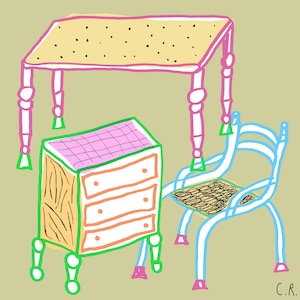 Dining Room Illustration