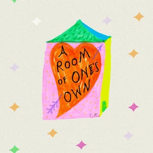 Virginia Woolf Illustration