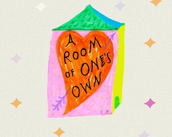 Virginia Woolf Illustration
