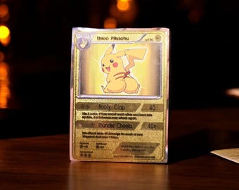 Bea Rainbow Gold Metal Pokemon Card - Etsy