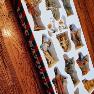 Vintage Alderbrook Nativity Set Complete 13 piece free shipping image 1